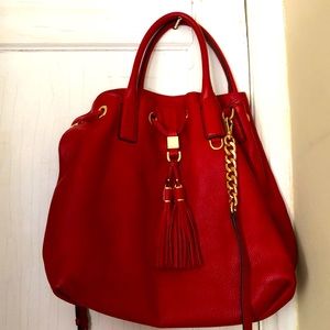 Red Michael Kors bag